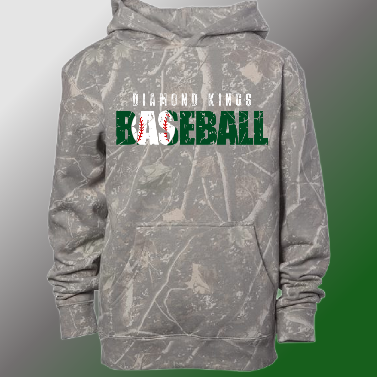 Diamond Kings Baseball - Deadwood Camouflage Hoodie (Youth & Adult)
