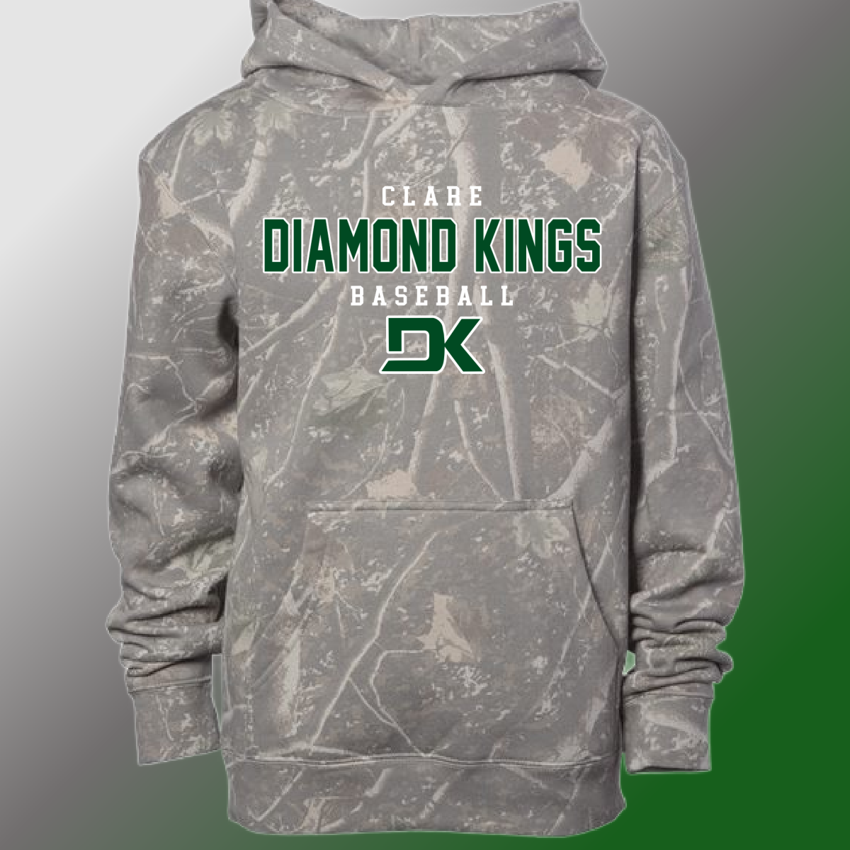 Diamond Kings Baseball - Deadwood Camouflage Hoodie (Youth & Adult)