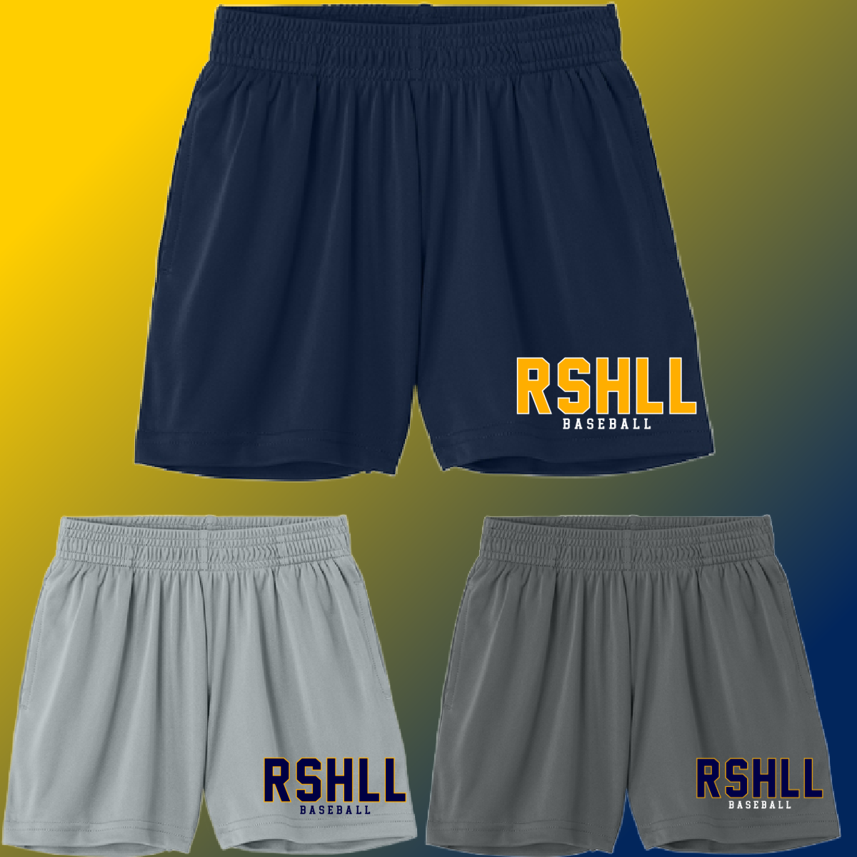 RSHLL Roscommon St. Helen Little League - Initials Shorts (Youth & Adult)