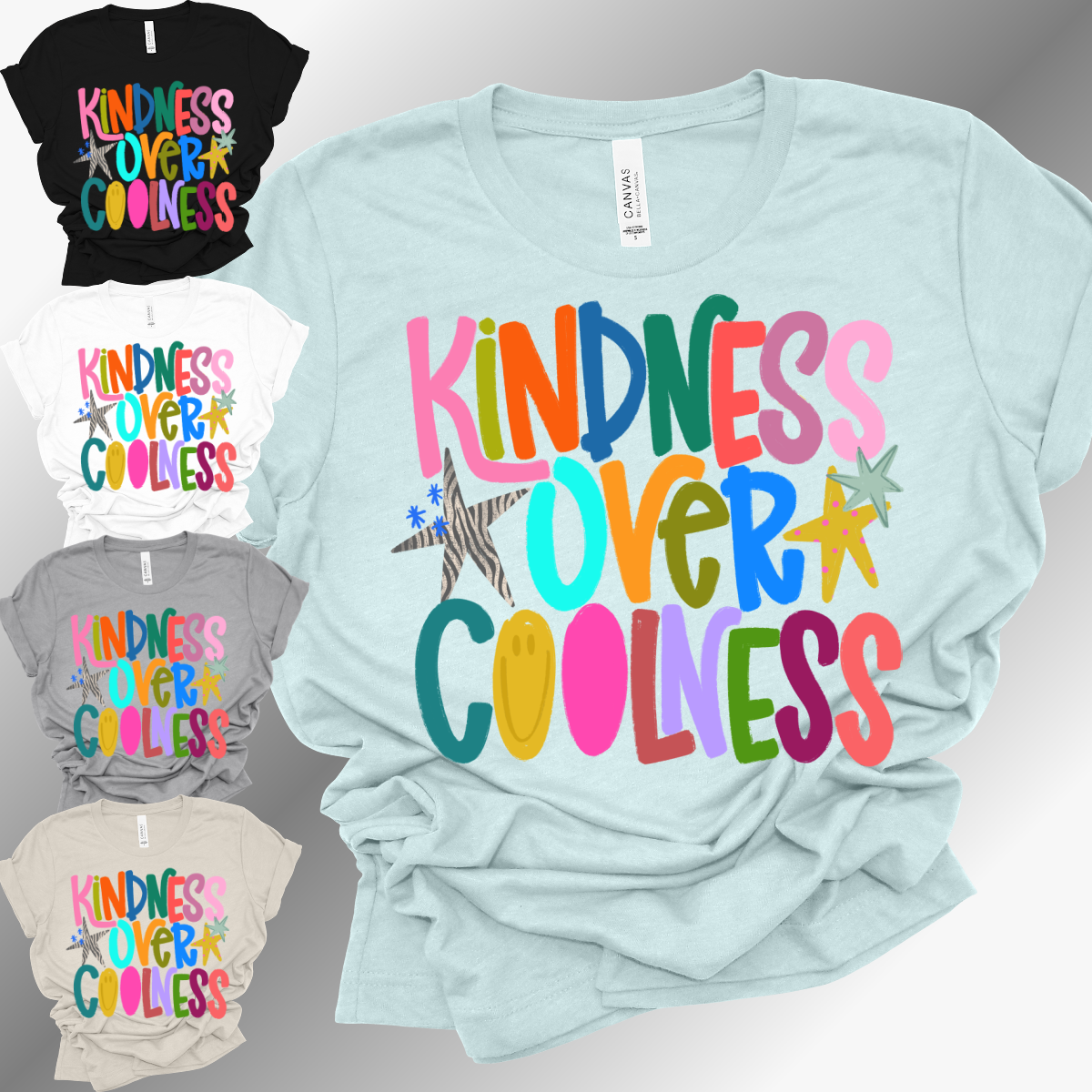 Kindness Over Coolness - Bella Canvas Tee (Adult)