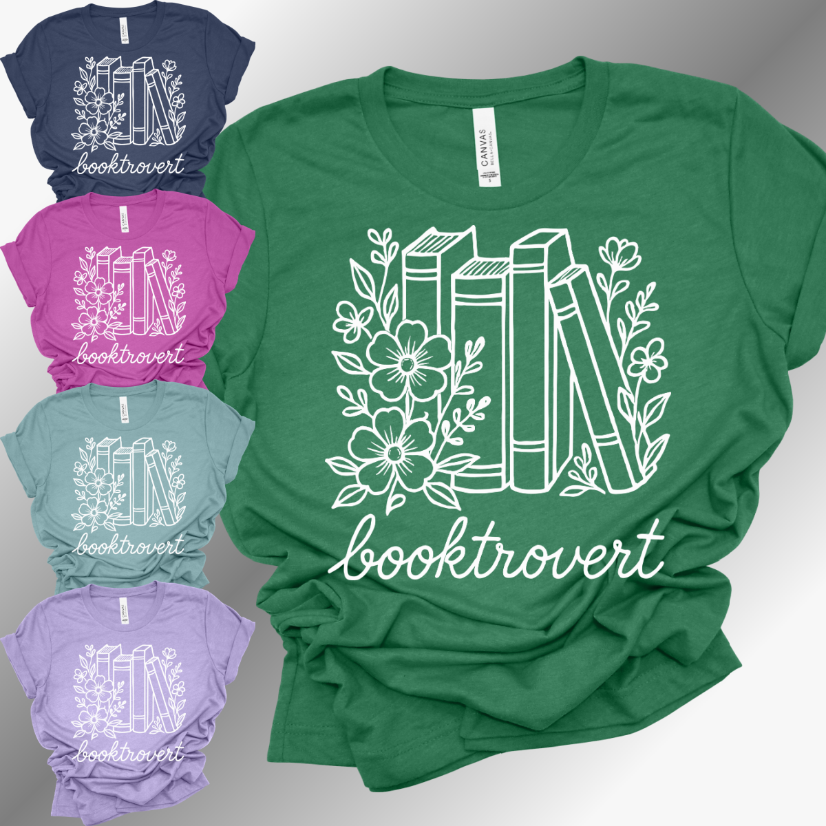 Booktrovert - Bella Canvas Tee (Adult)