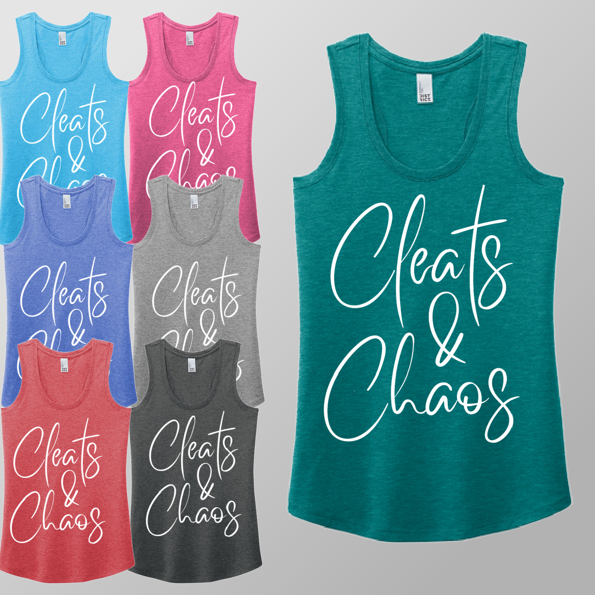 Cleats & Chaos - Racerback Tank (Womens)