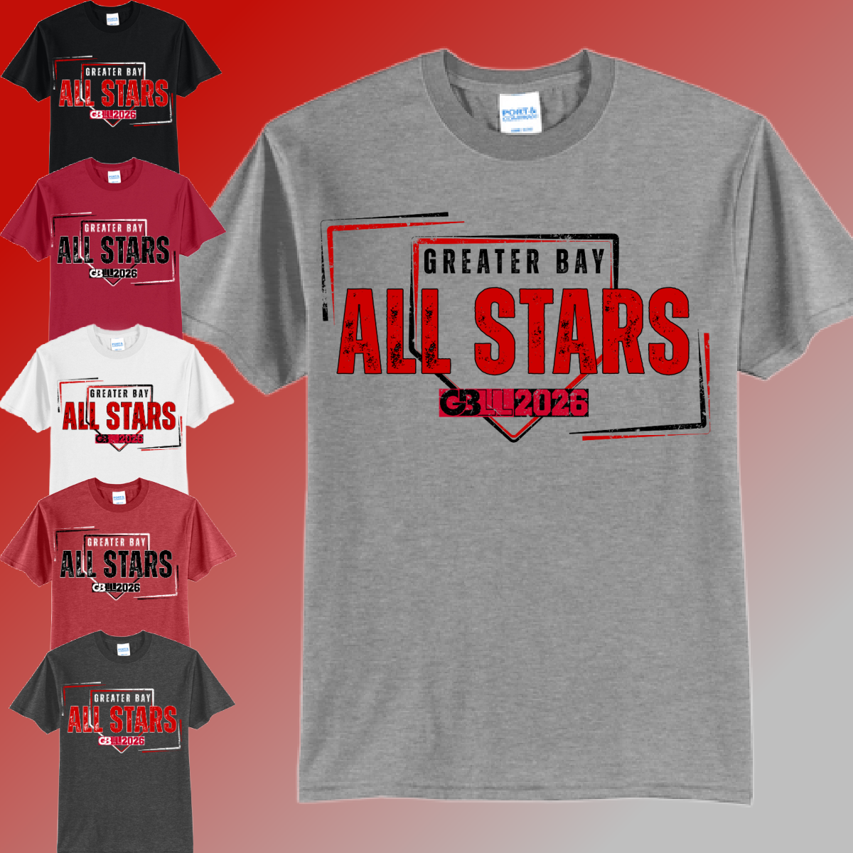 GBLL 2026 Allstars Grunge Logo - Basic Tee (Toddler, Youth & Adult)