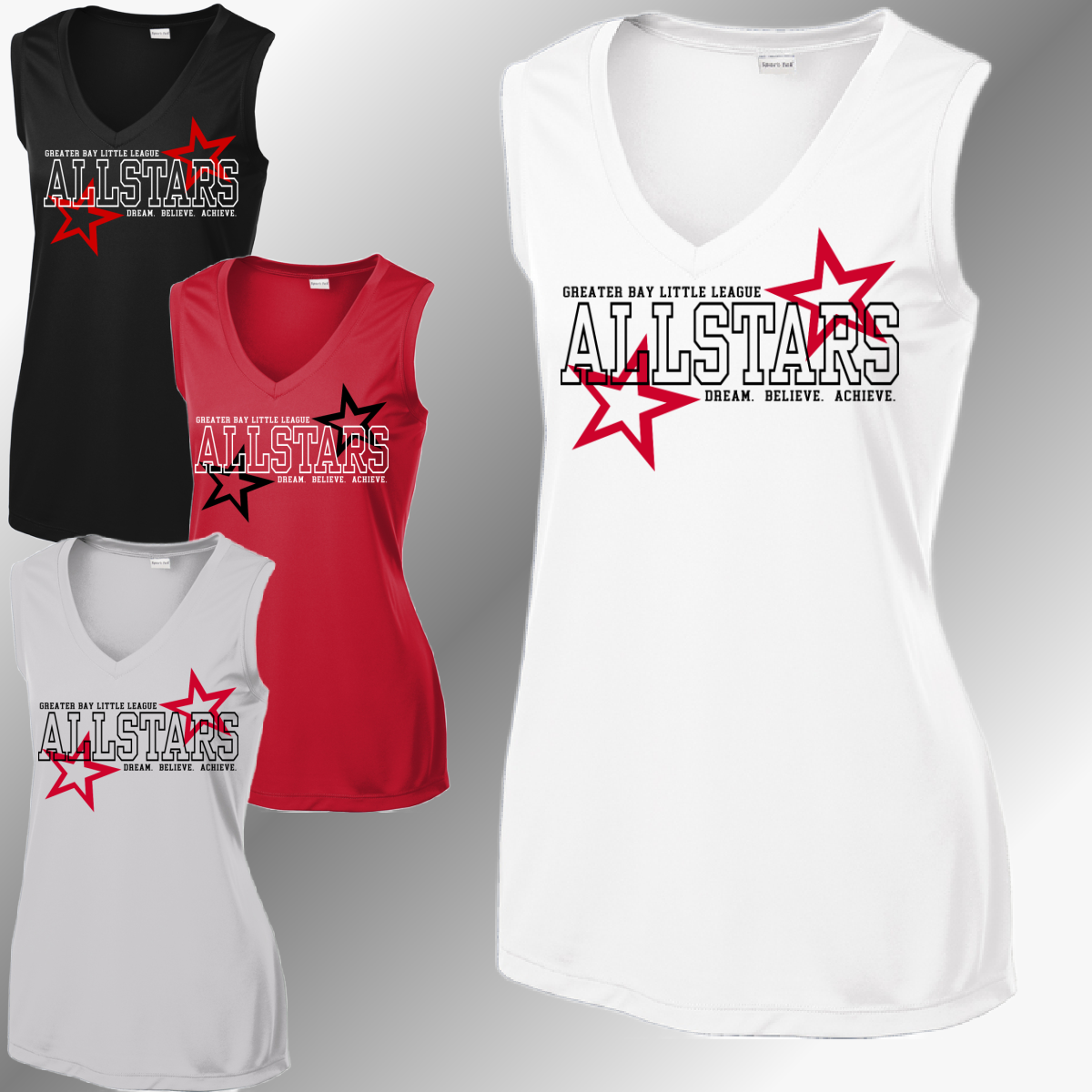 GBLL 2026 Allstars Stars - Performance V Neck Tank (Women)