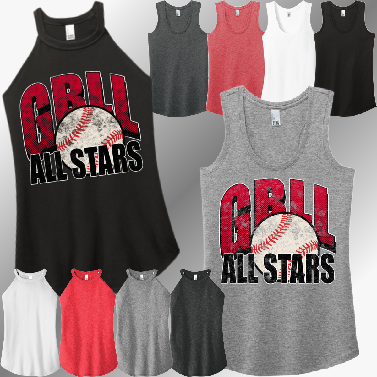 GBLL 2026 Allstars Oversized Logo - Tank (Women)