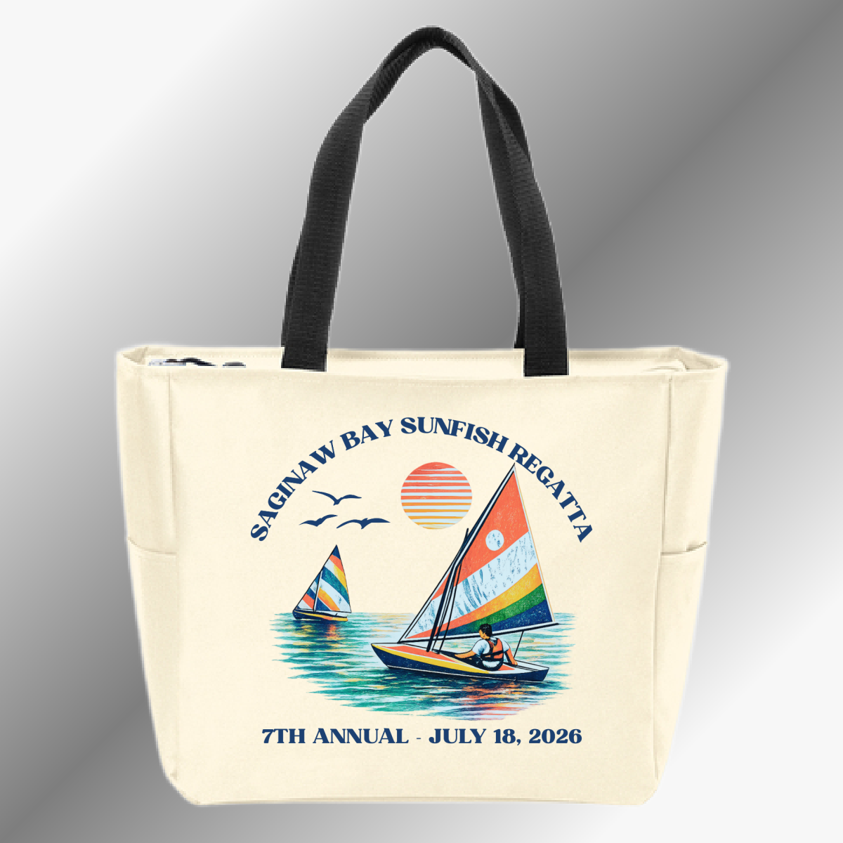 Saginaw Bay Sunfish Regatta - Zip Tote