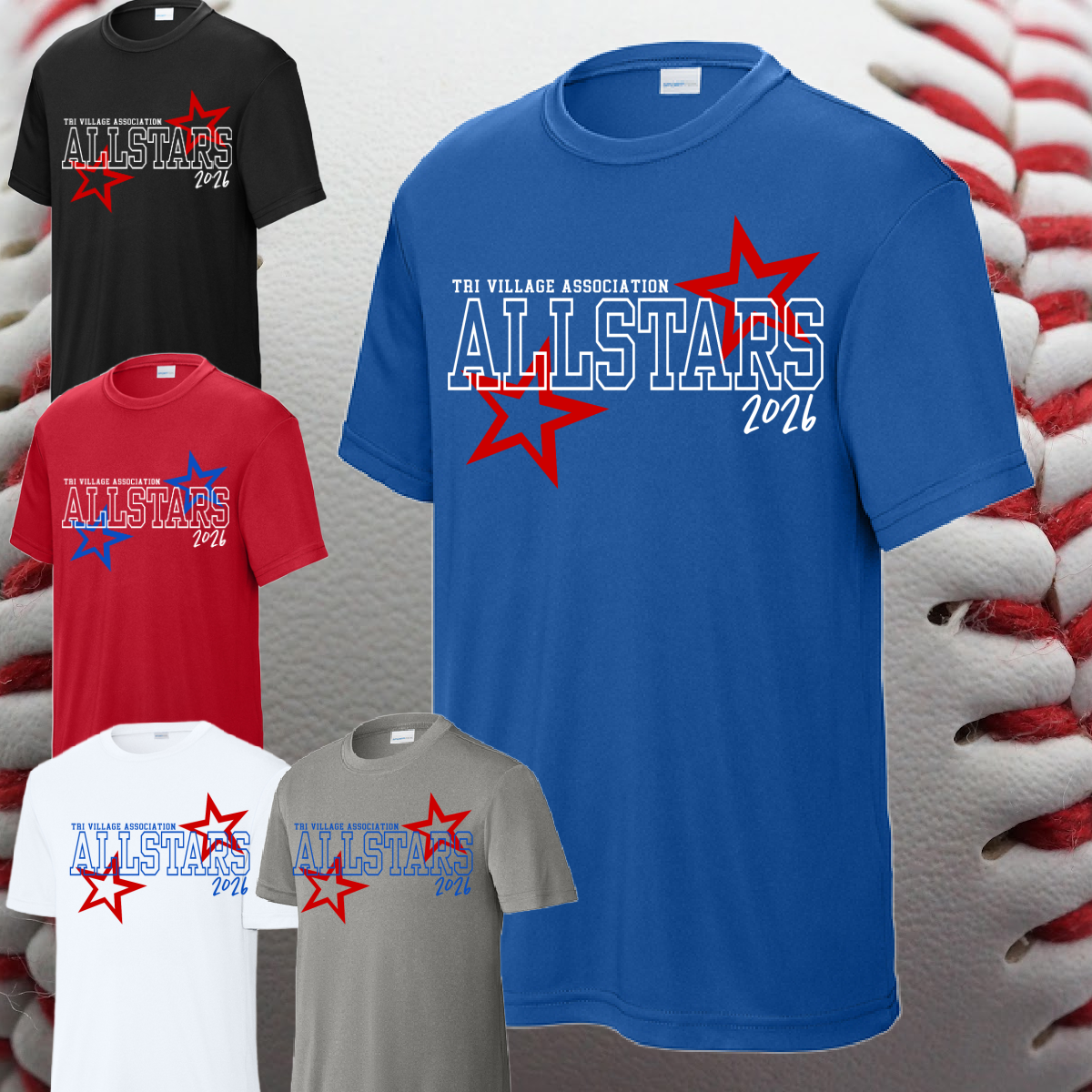 TVA 2026 Allstars Star - Performance Tee (Youth & Adult)