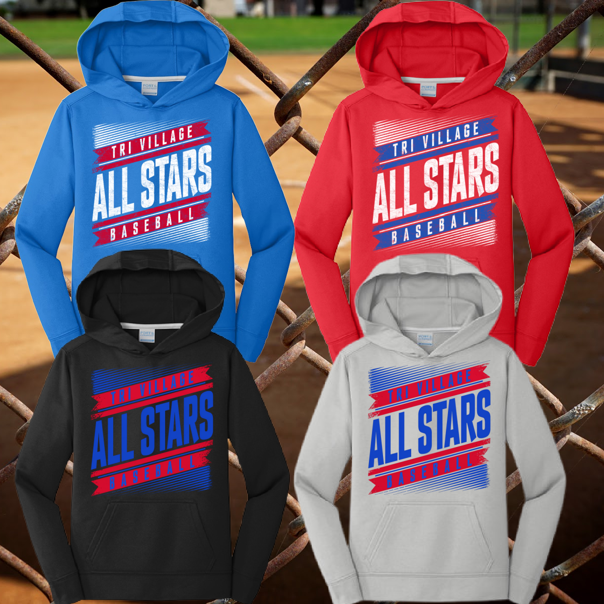 TVA 2026 Allstars Retro - Performance Hoodie (Youth & Adult)