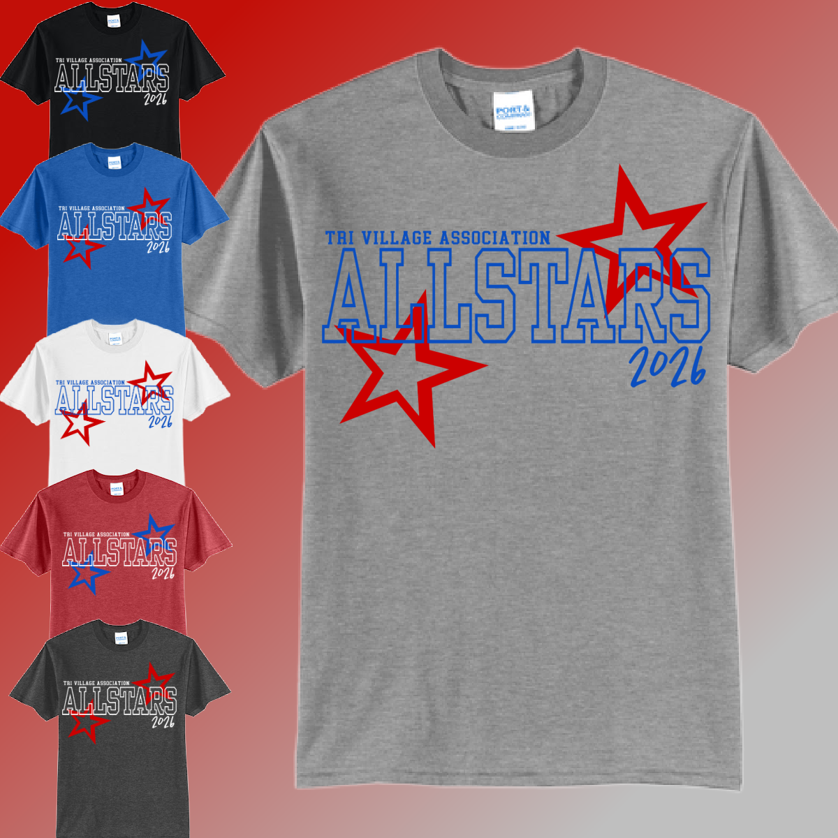 TVA 2026 Allstars Star - Basic Tee (Toddler, Youth & Adult)
