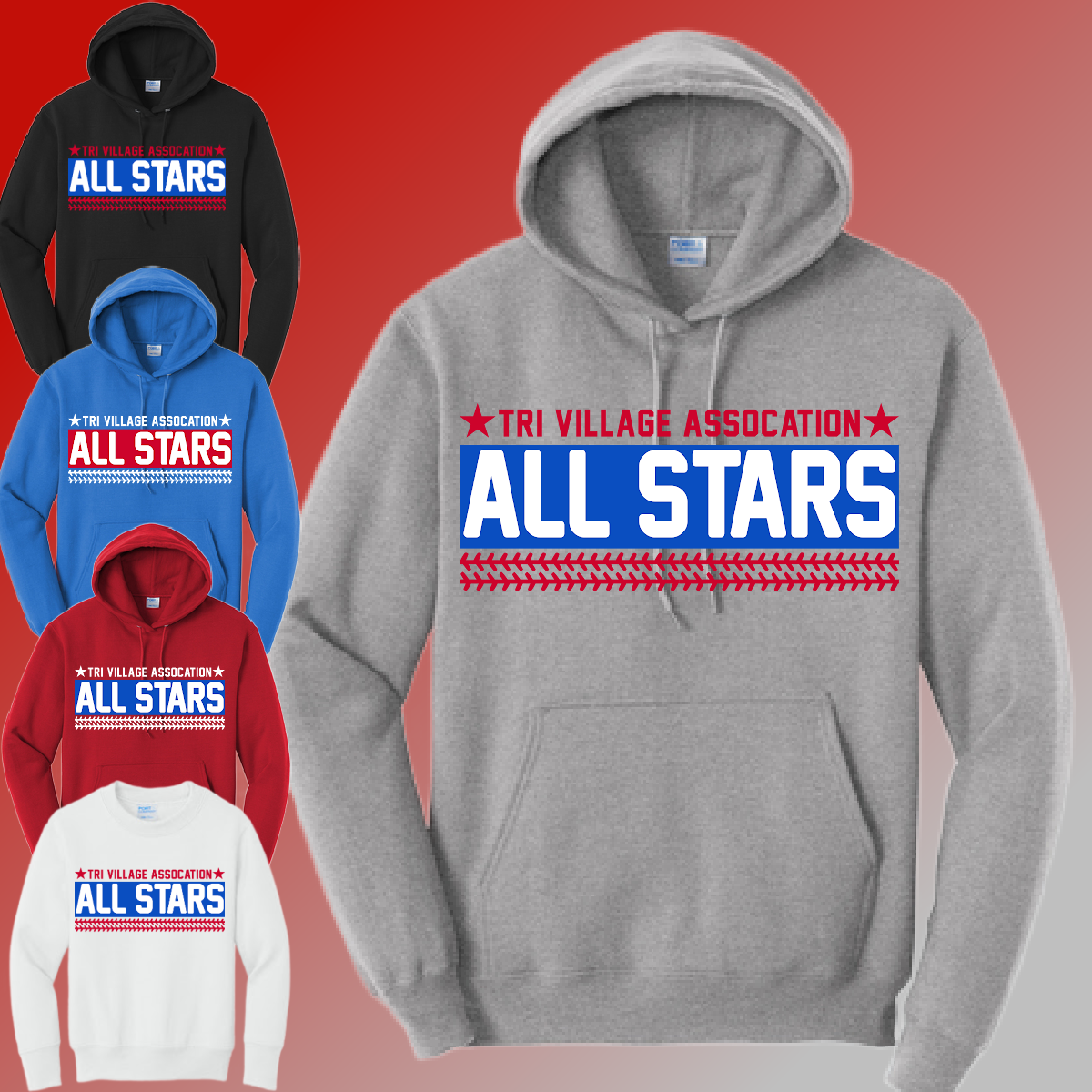 TVA 2026 Allstars Block- Basic Sweatshirt (Youth & Adult)