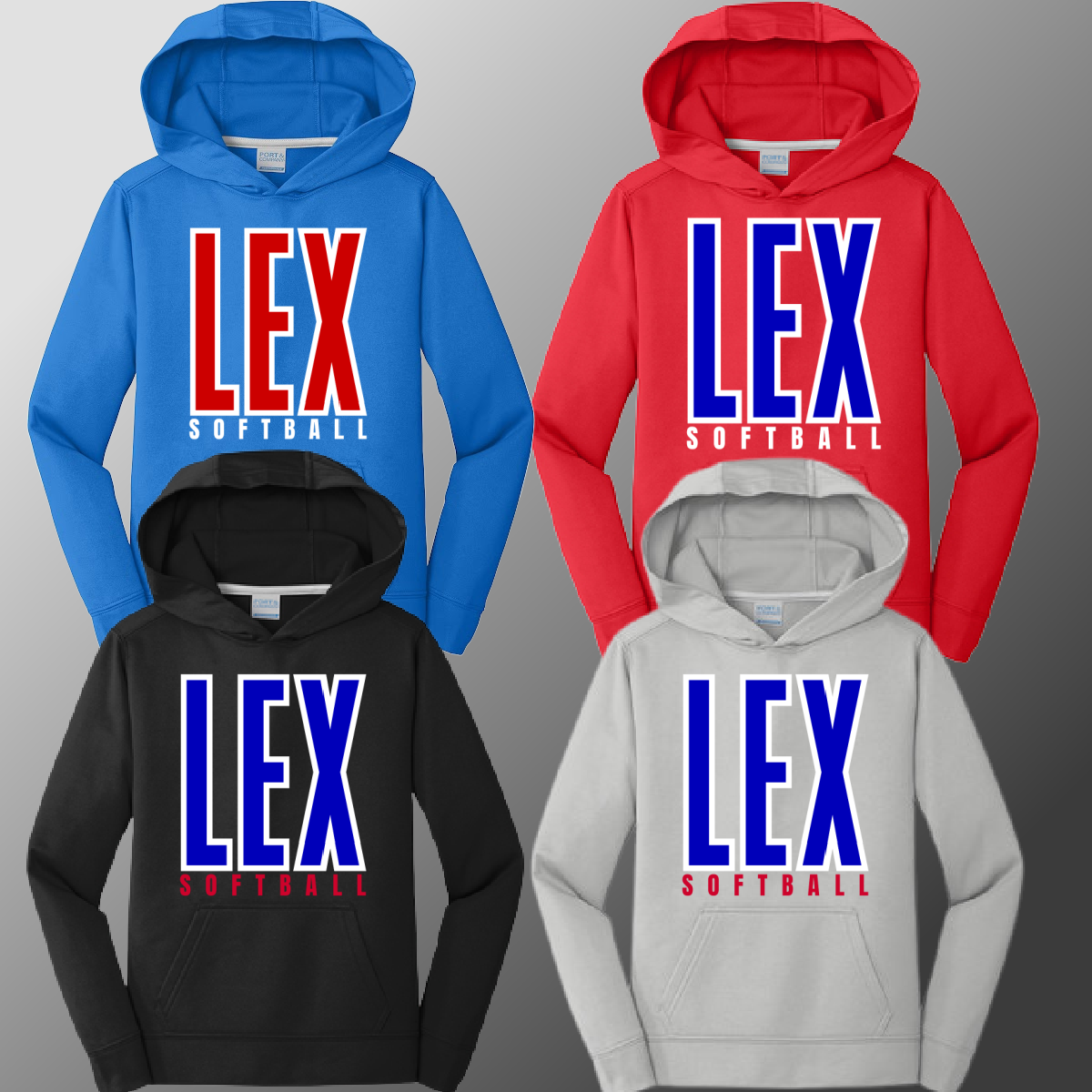 Lady Explorers SOFTBALL - Performance Hoodie (Youth & Adult)