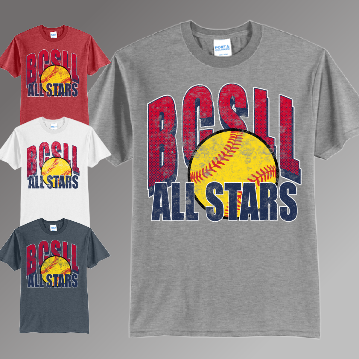 BCSLL 2026 All Stars Grunge - Basic Tee (Toddler, Youth & Adult)