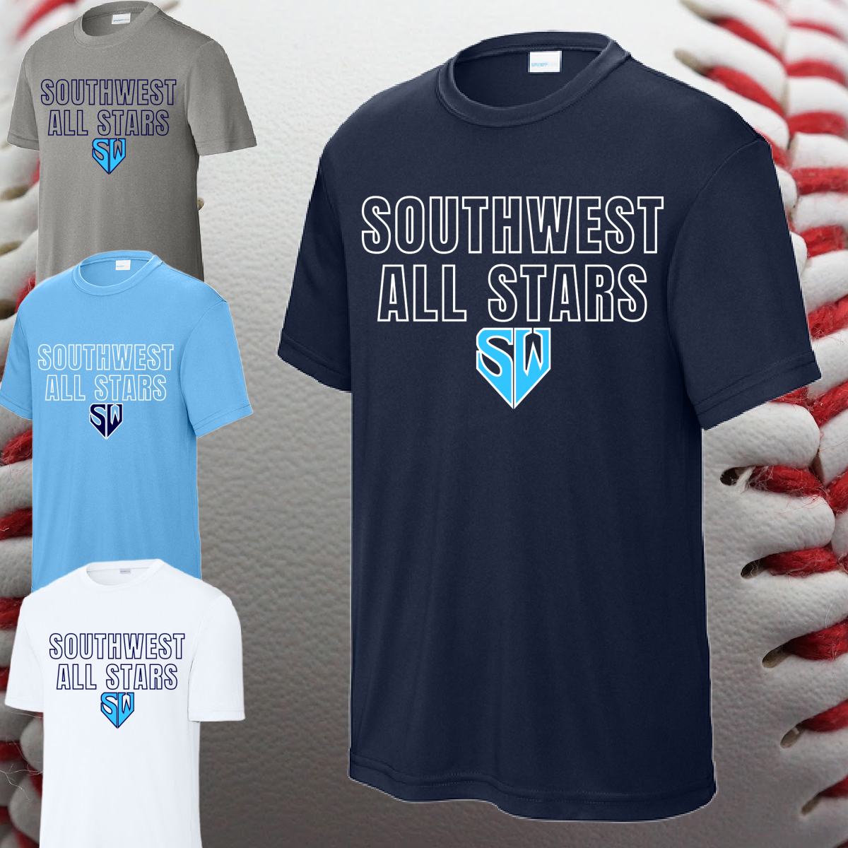 SWLL 2026 All Stars Outline - Performance Tee (Youth & Adult)