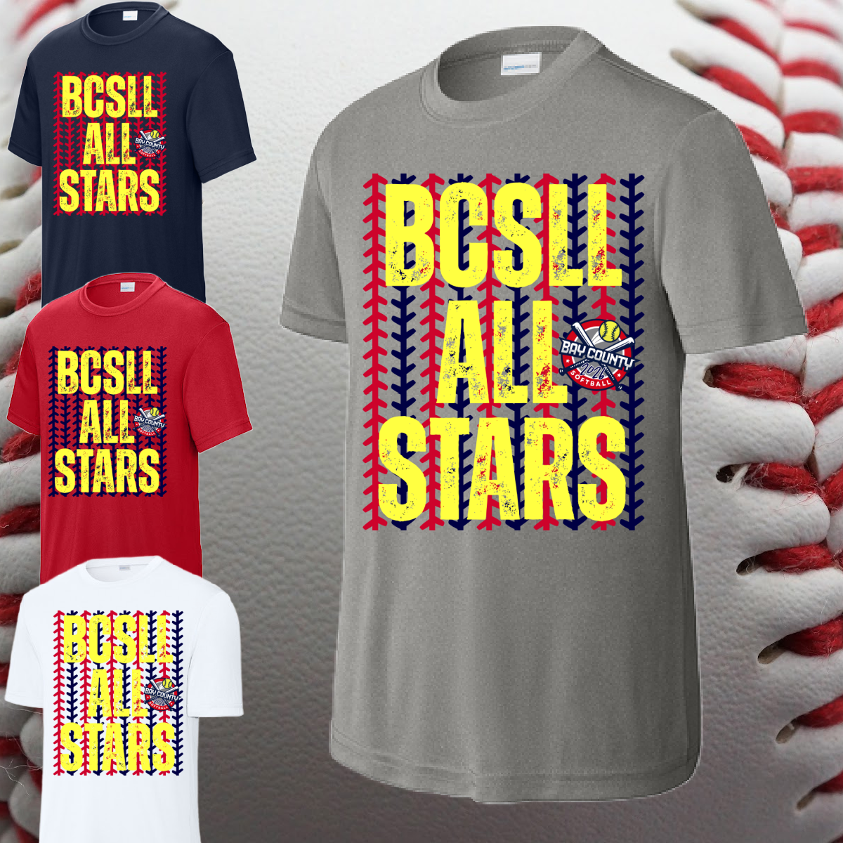 BCSLL 2026 All Stars Stitches - Performance Tee (Youth & Adult)