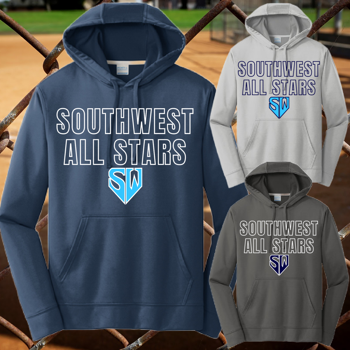SWLL 2026 All Stars Outline - Performance Hoodie (Youth & Adult)