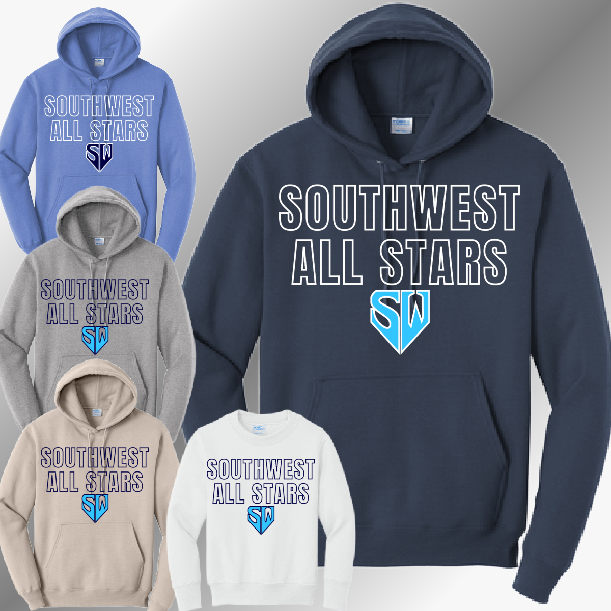 SWLL 2026 All Stars Outline - Basic Sweatshirt (Youth & Adult)