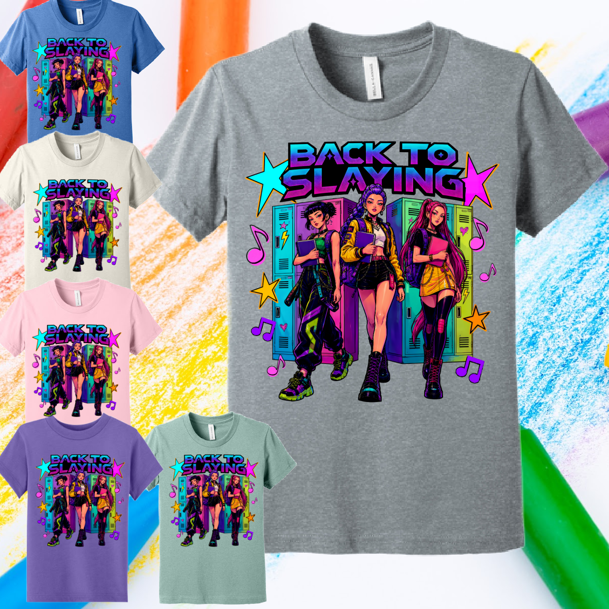 Back To Slaying - Bella Tee (Toddler & Youth)