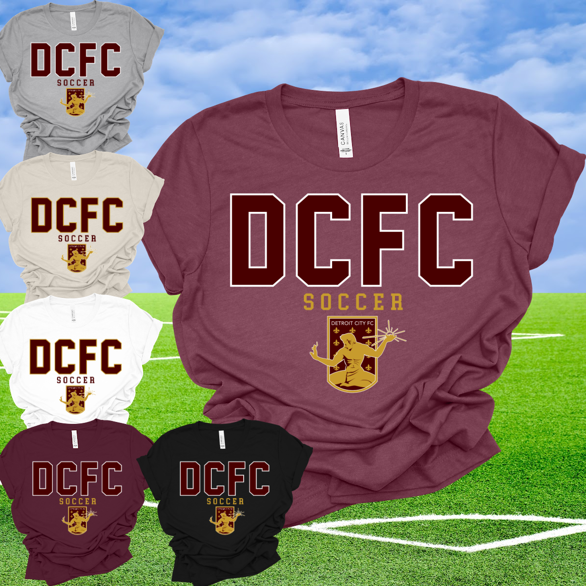 DCFC North Soccer - Bella Canvas Tee (Toddler, Youth, Adult)