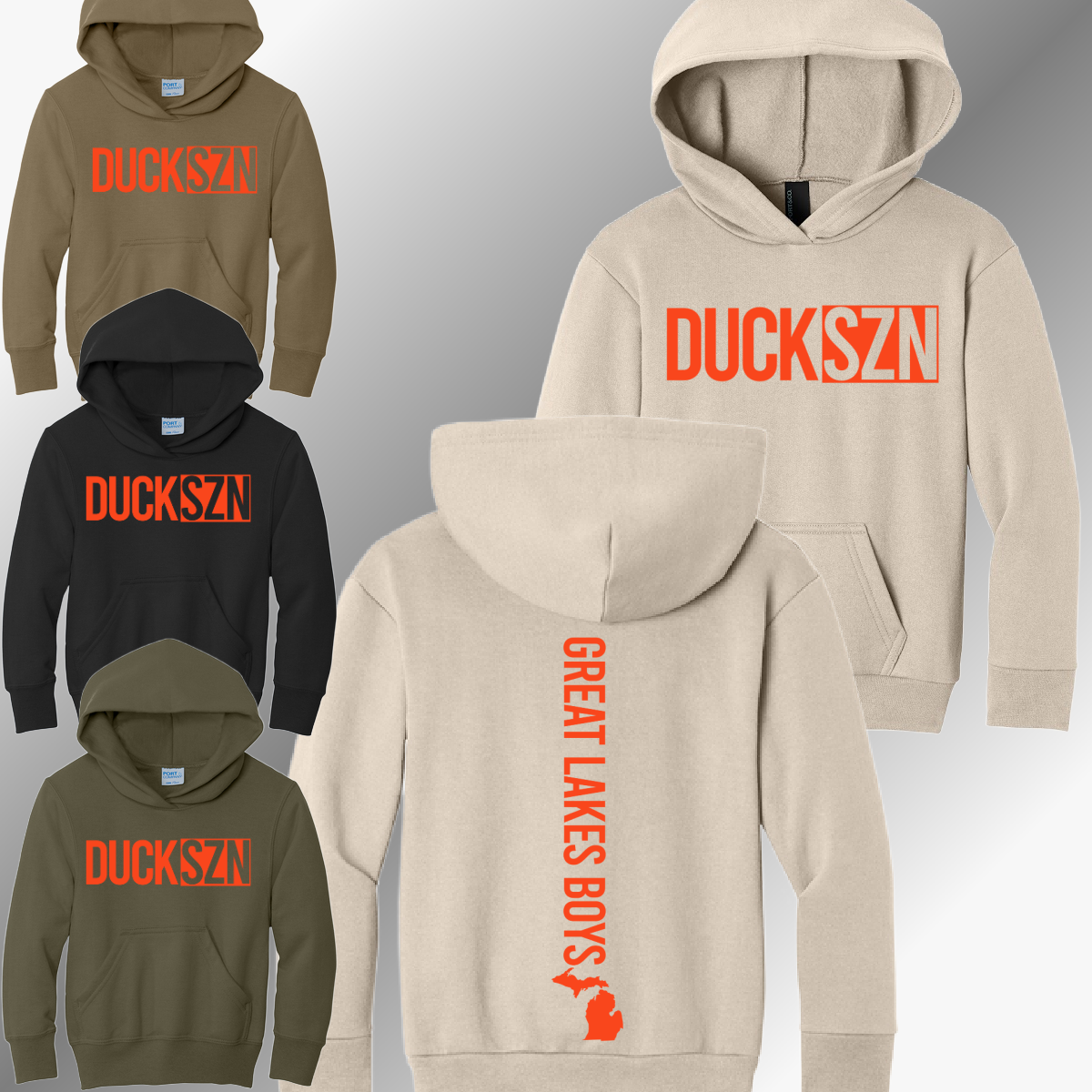 Great Lakes Boys - Duck SZN Hooded Sweatshirt (Youth & Adult)
