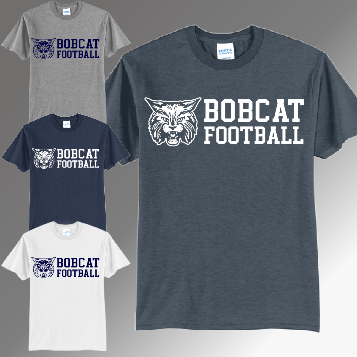 Bobcat Football - Basic Tee (Toddler, Youth & Adult)