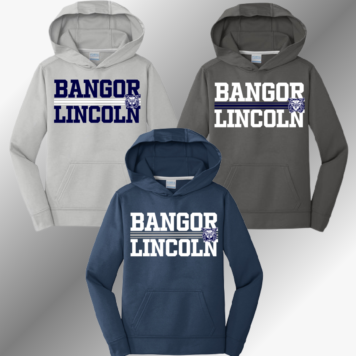 Bangor Bobcats - Performance Hoodie (Youth & Adult)
