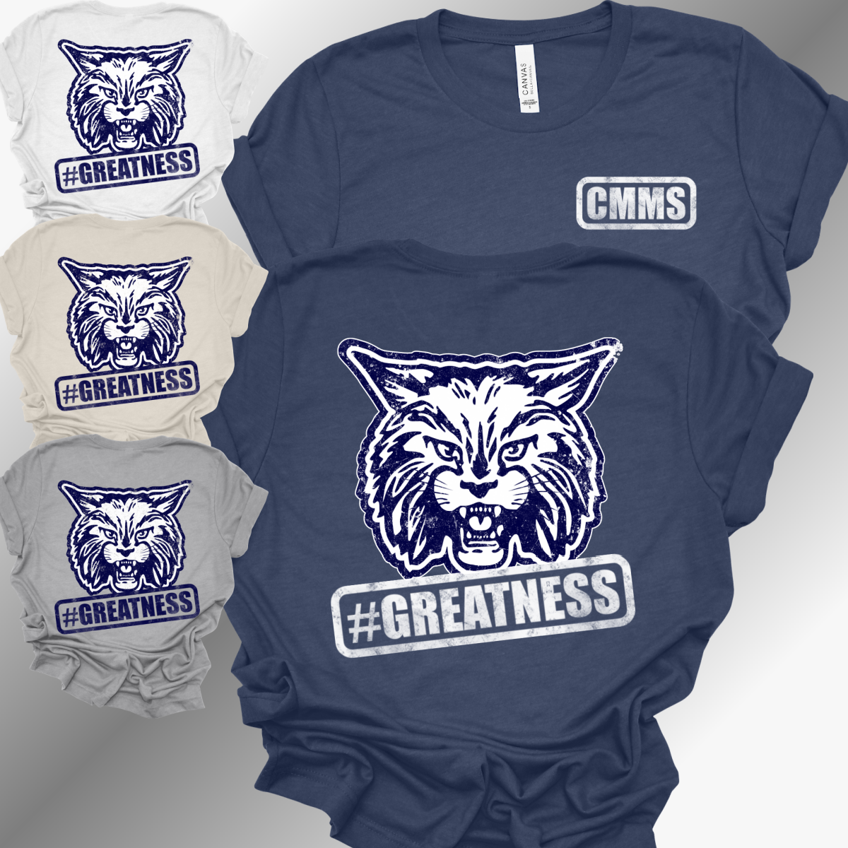 CMMS Bangor Bobcats Fundraiser - Bella Canvas Tee (Toddler, Youth, Adult)