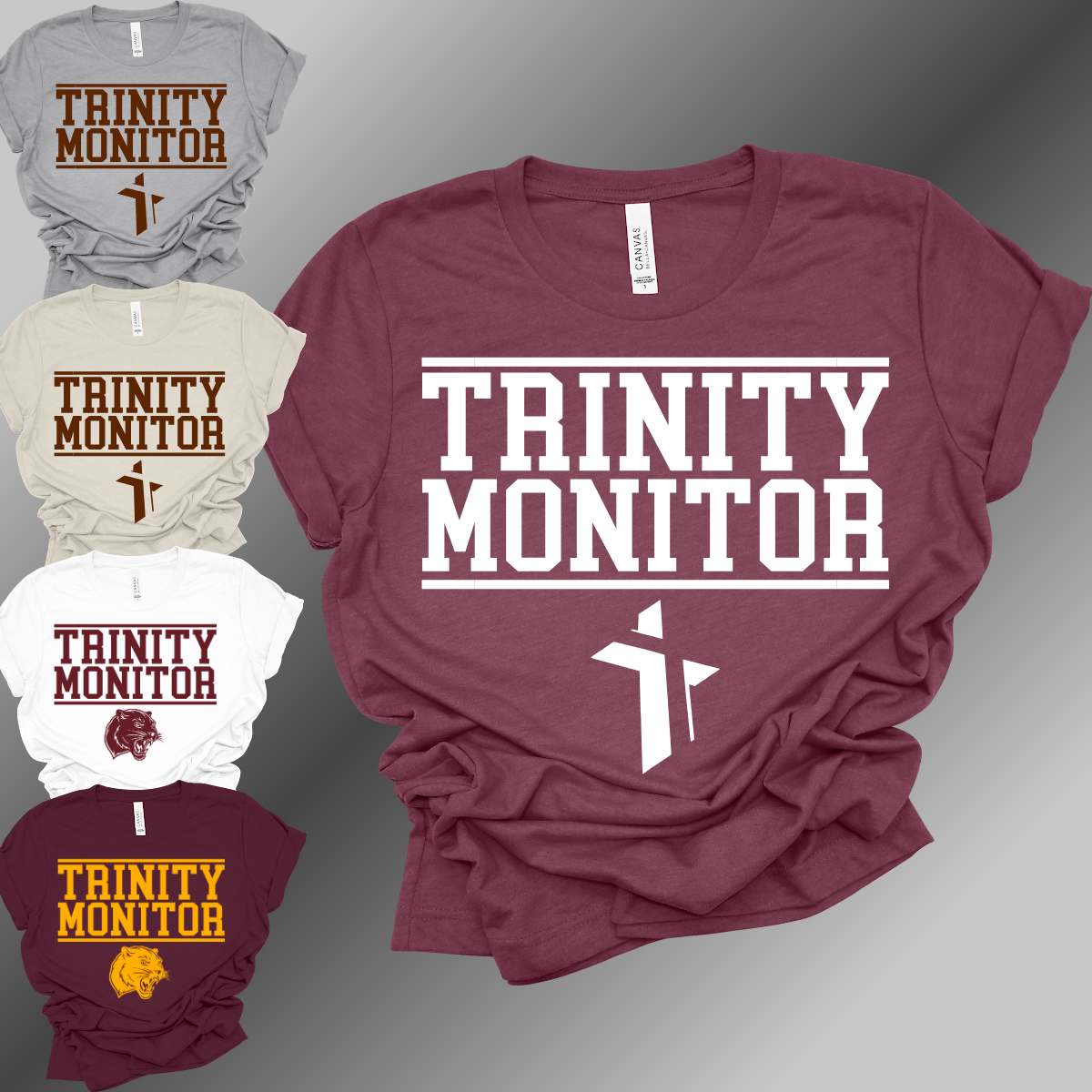Trinity Monitor Panthers - Bella Canvas Tee (Toddler, Youth, Adult)
