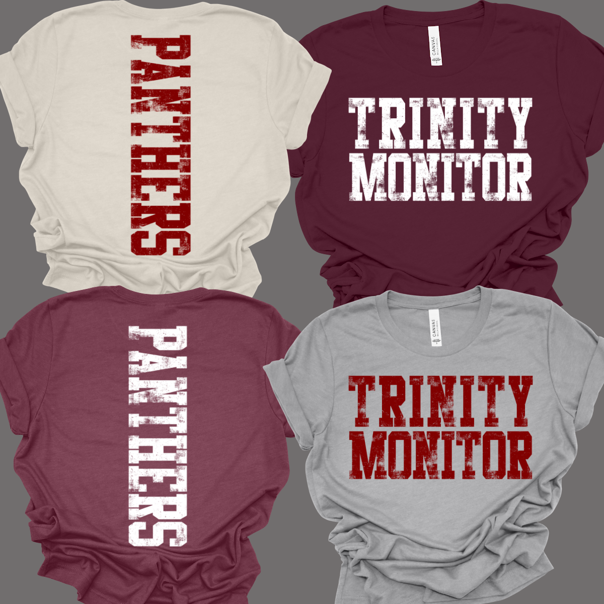 Trinity Monitor Panthers - Bella Canvas Tee (Toddler, Youth, Adult)
