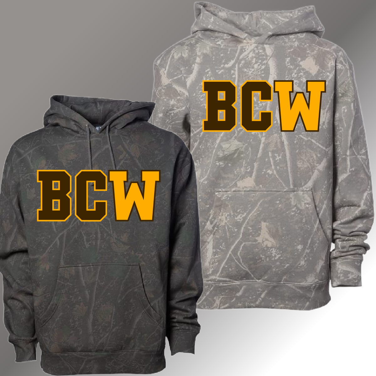 Bay City Western Warriors - Deadwood Camouflage Hoodie (Youth & Adult)