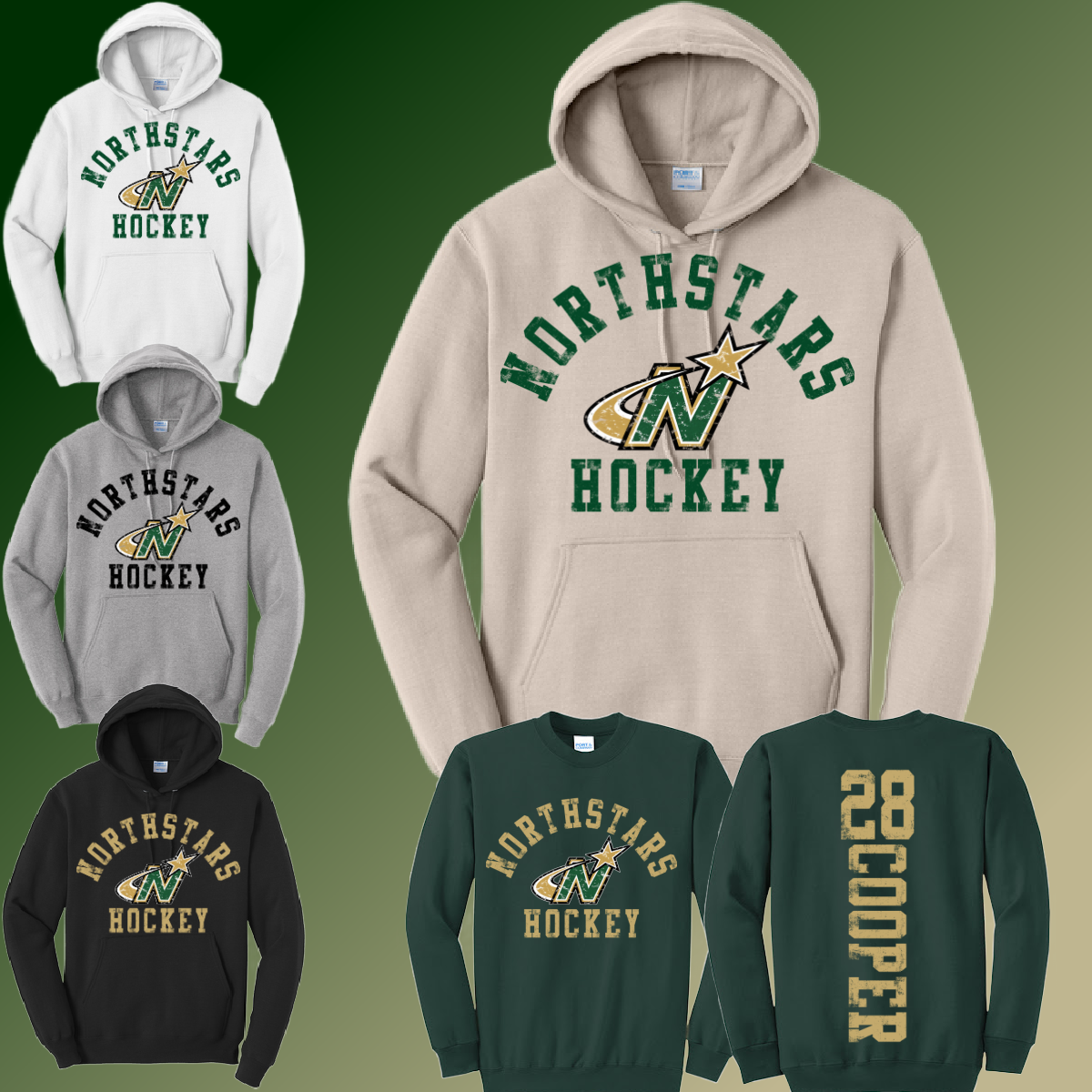 Midland Northstars Hockey - Basic Sweatshirt (Youth & Adult)