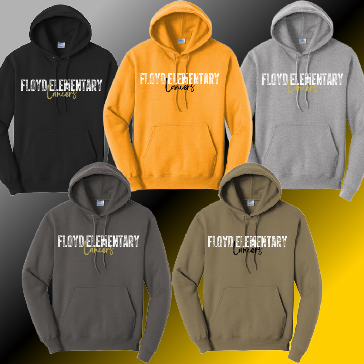 Floyd Lancers - Stamped Basic Hoodie (Youth & Adult) - MADE TO ORDER/TWO WEEKS
