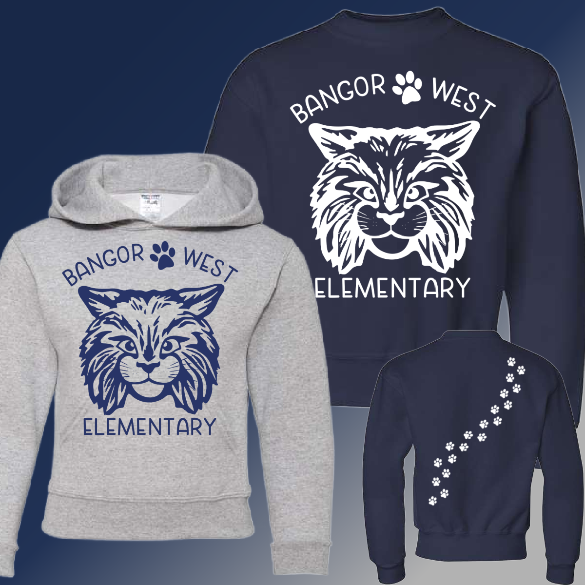 Bangor West - Big Logo Sweatshirt (Youth & Adult)