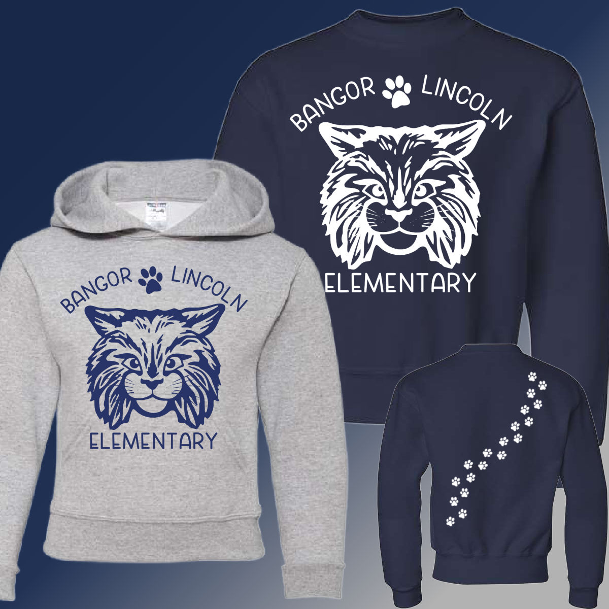 Bangor Lincoln - Big Logo Sweatshirt (Youth & Adult)