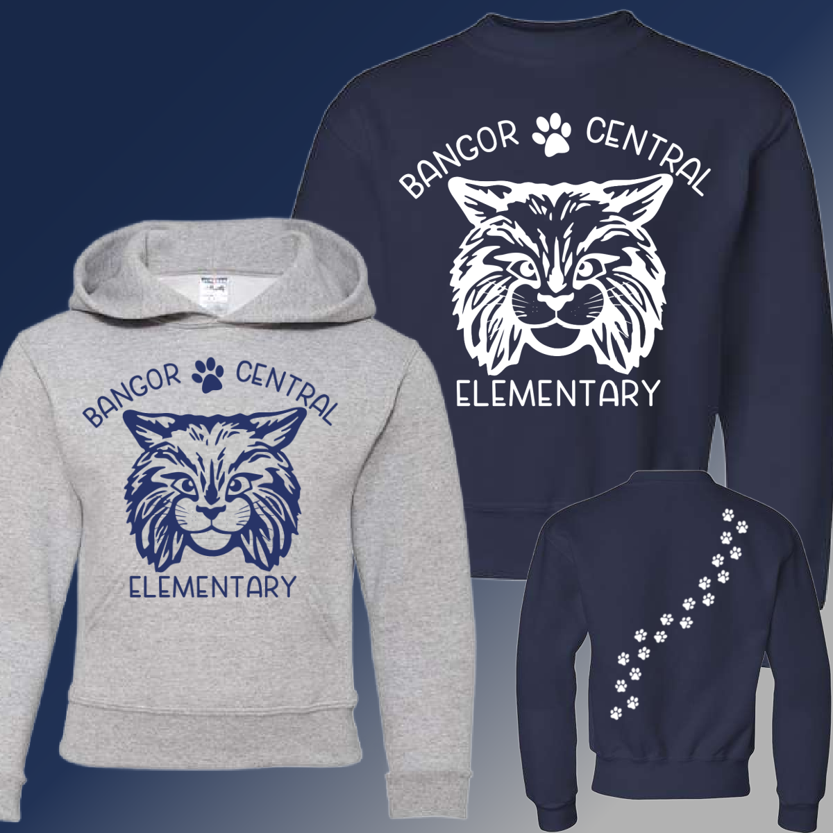 Bangor Central - Big Logo Sweatshirt (Youth & Adult)