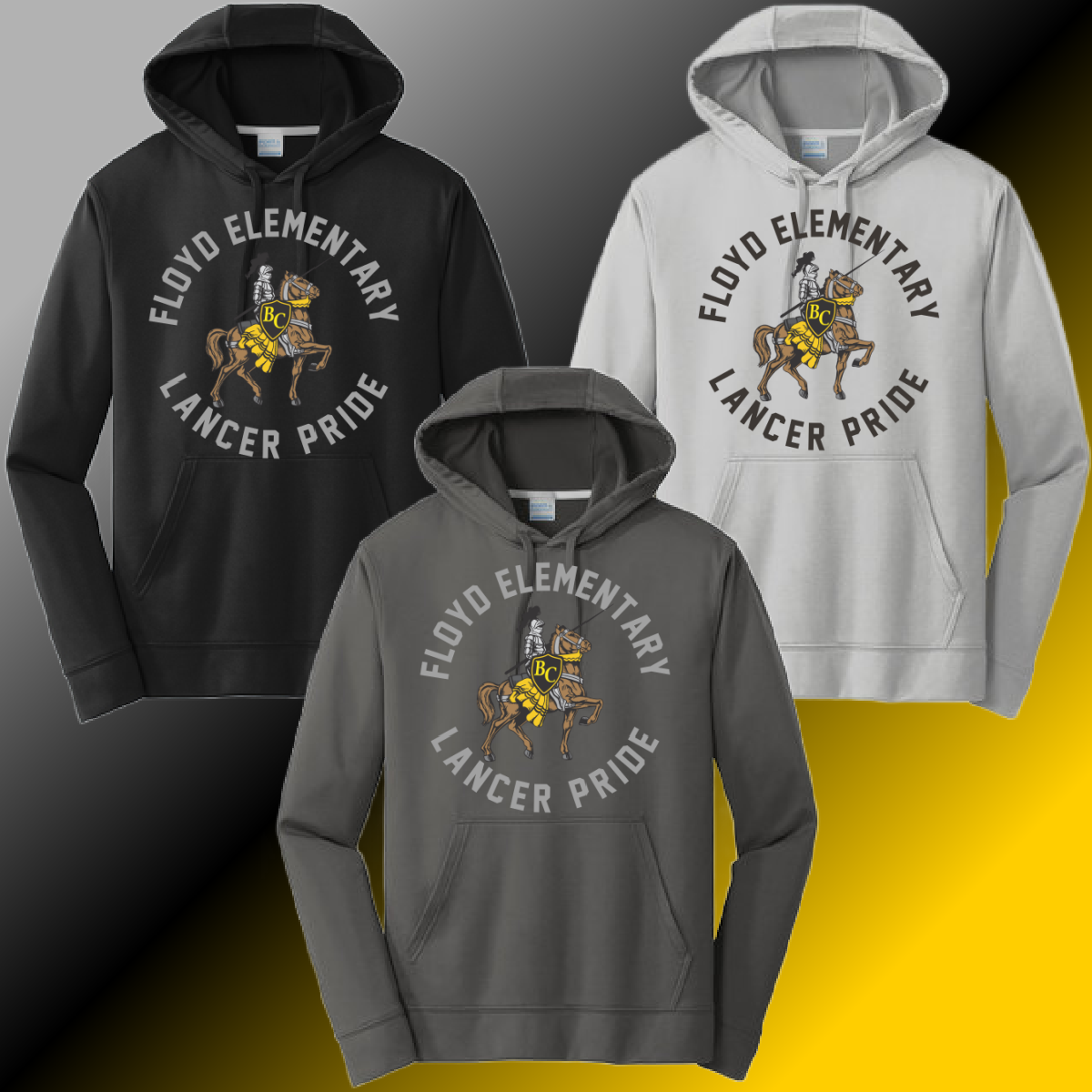 Floyd Lancers - Round Logo Dri Fit Hoodie (Youth & Adult) - MADE TO ORDER/TWO WEEKS
