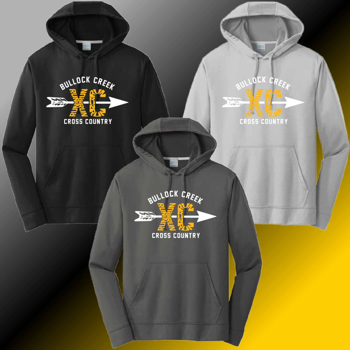 Floyd Lancers - Cross Country Dri Fit Hoodie (Youth & Adult) - MADE TO ORDER/TWO WEEKS