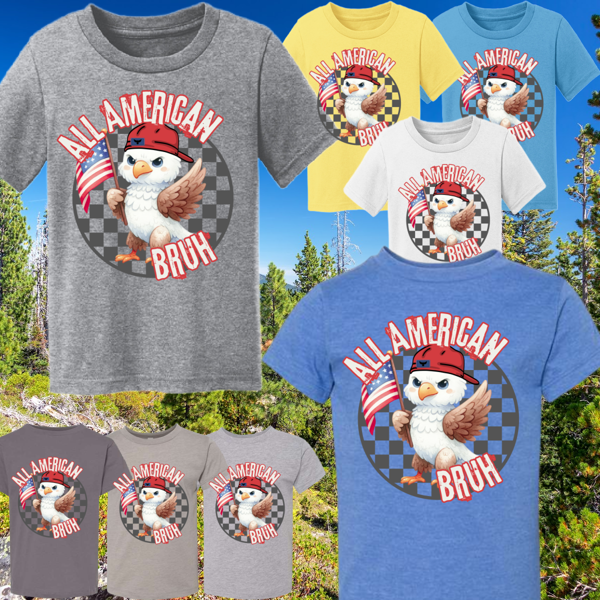 All American Bruh Tee (Youth)