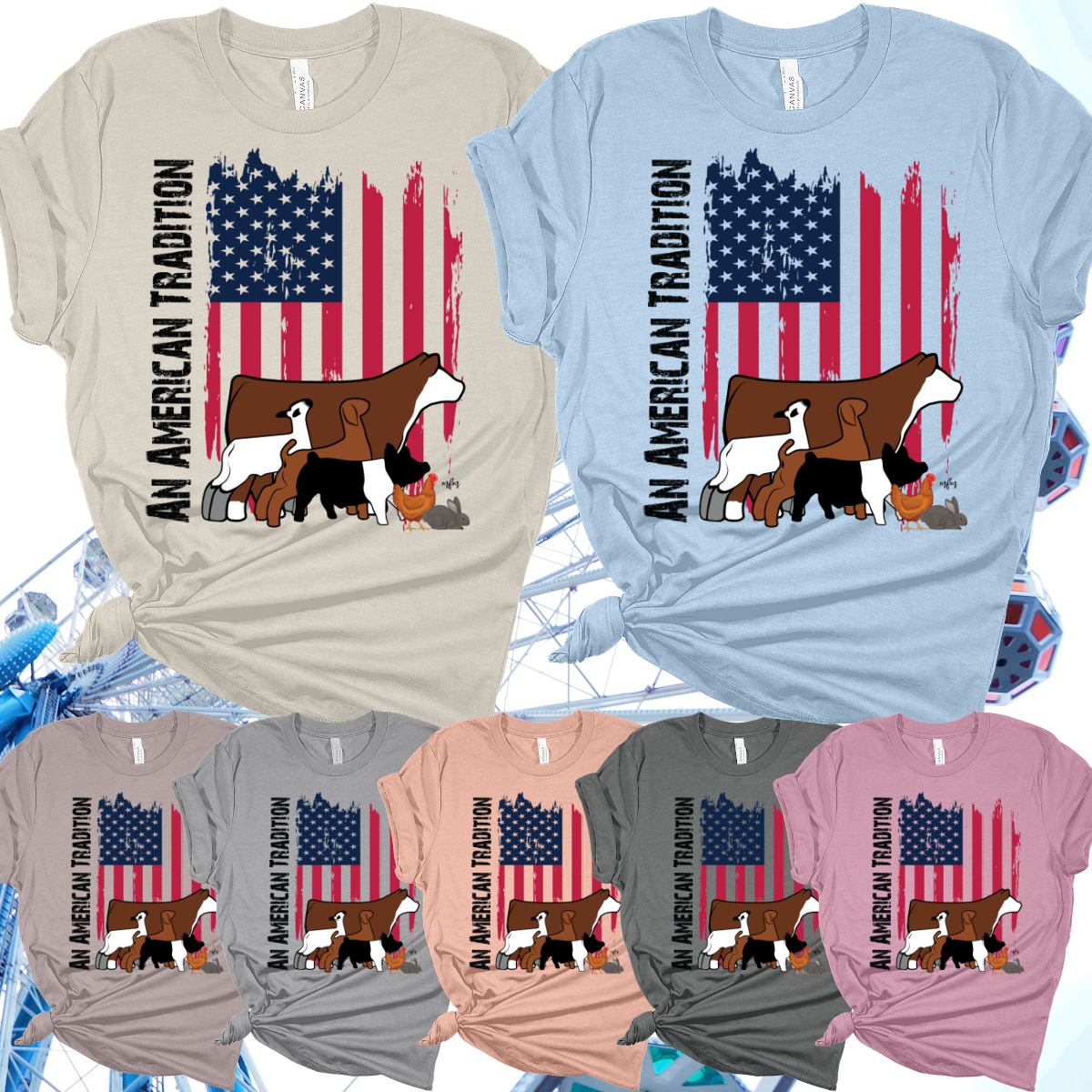 An American Tradition Fair Tee (Adult) - MADE TO ORDER/TWO WEEKS