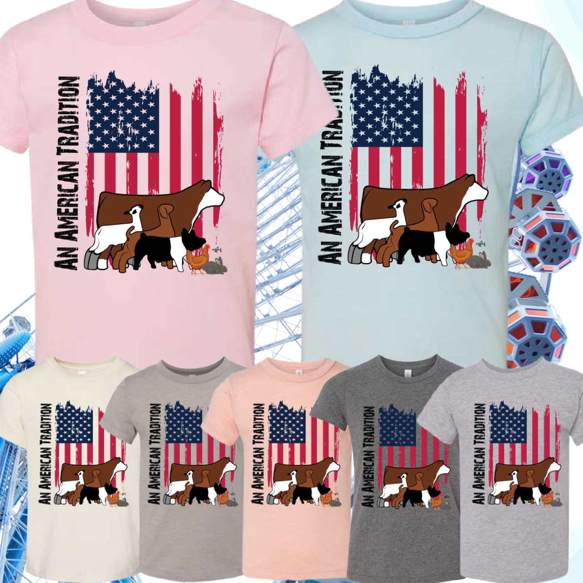 An American Tradition Fair Tee (Youth) MADE TO ORDER/TWO WEEKS