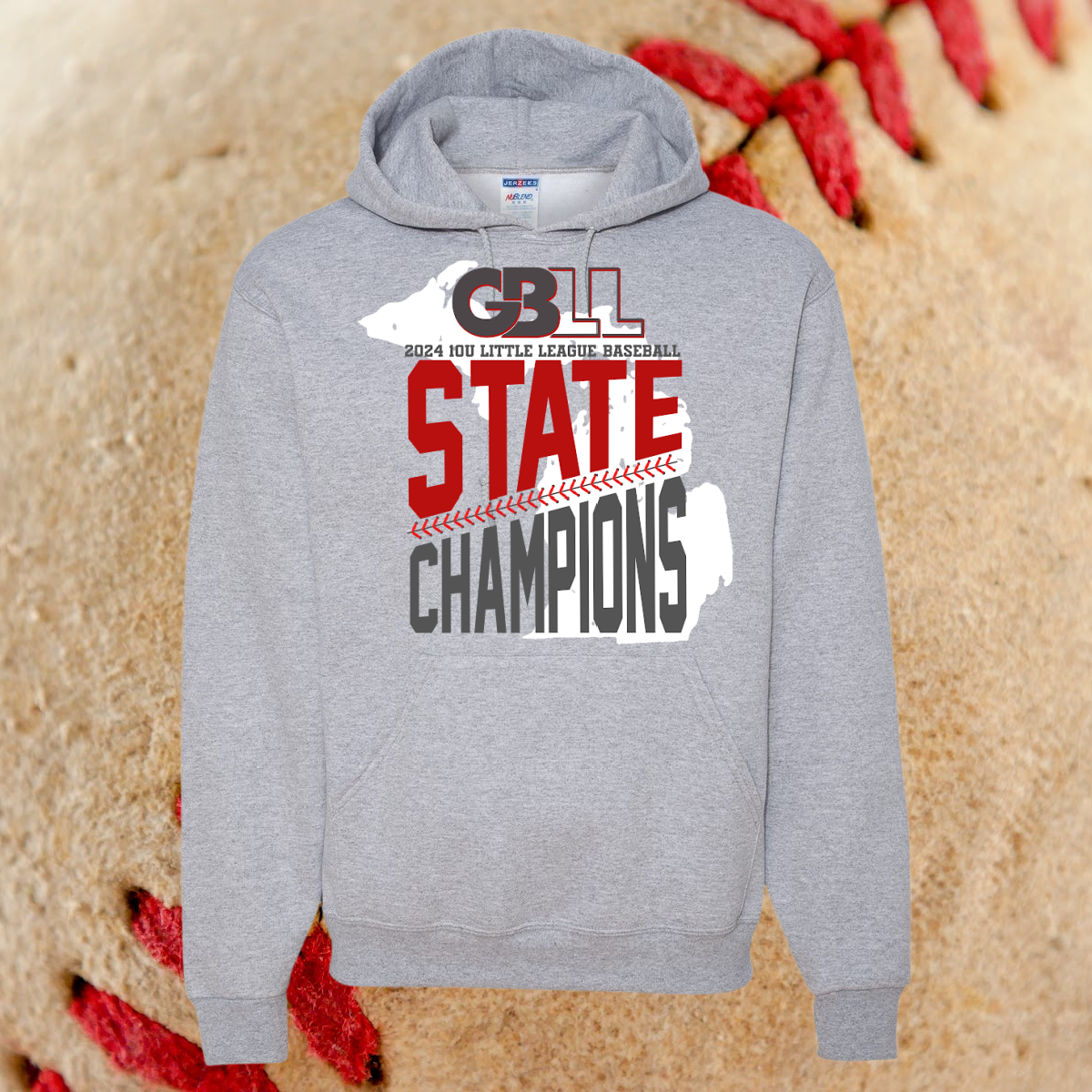 2024 GBLL 10U State Champs - Standard Hoodies (Youth & Adult)