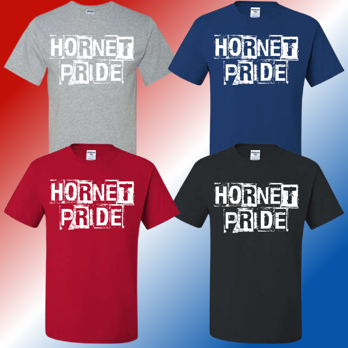 Hemmeter Elementary - Distressed Block Basic Tee (Youth & Adult) - MADE TO ORDER/TWO WEEKS