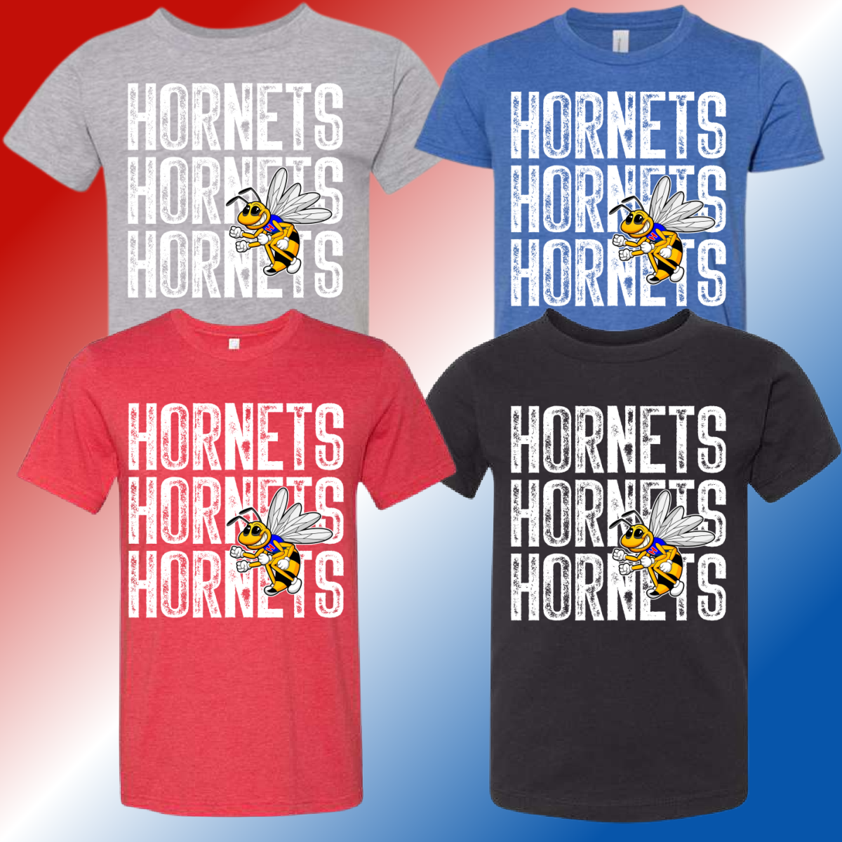 Hemmeter Elementary - Repeating Mascot Premium Tee (Youth & Adult) - MADE TO ORDER/TWO WEEKS