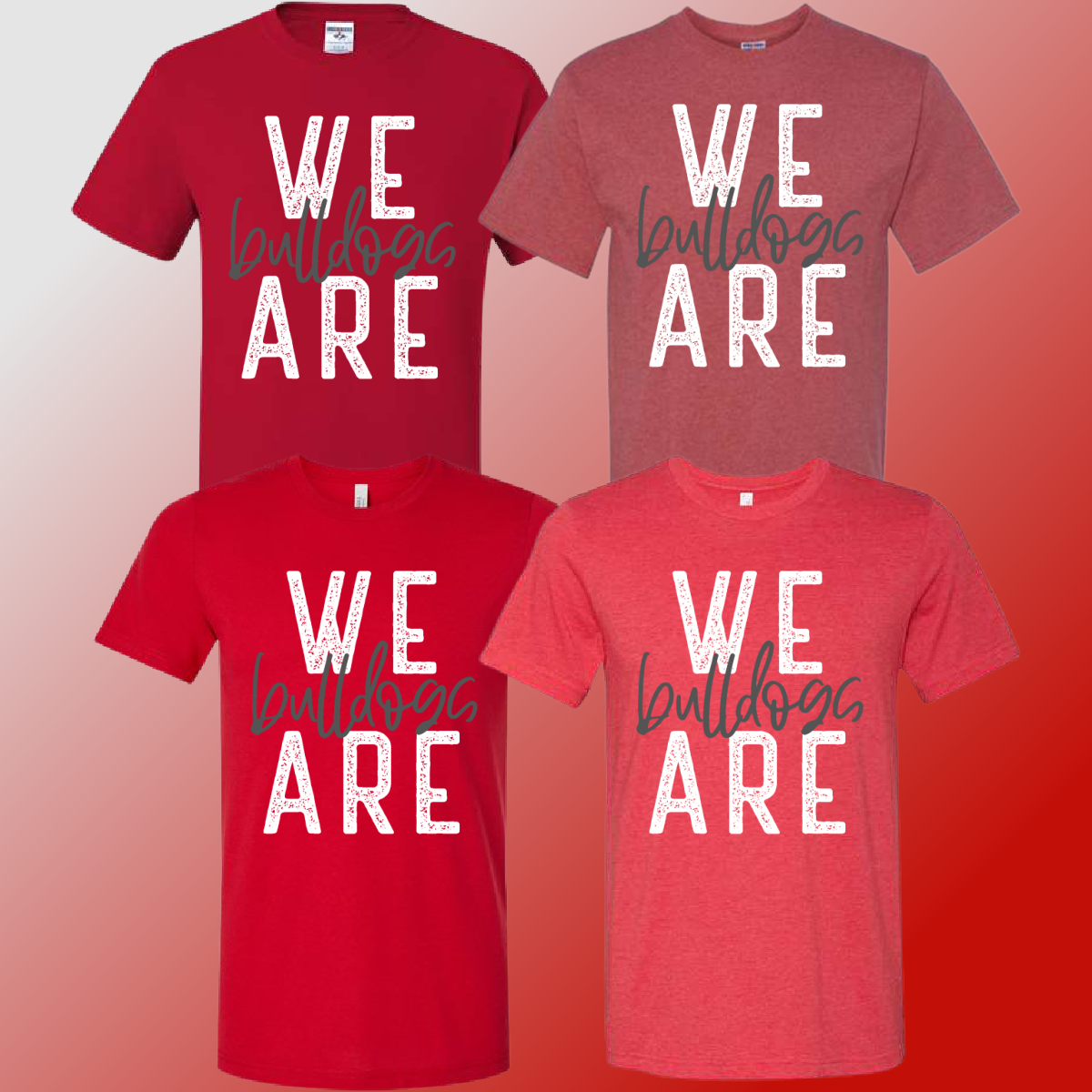 Mackensen Bulldogs - Red We Are Tee - MADE TO ORDER/TWO WEEKS