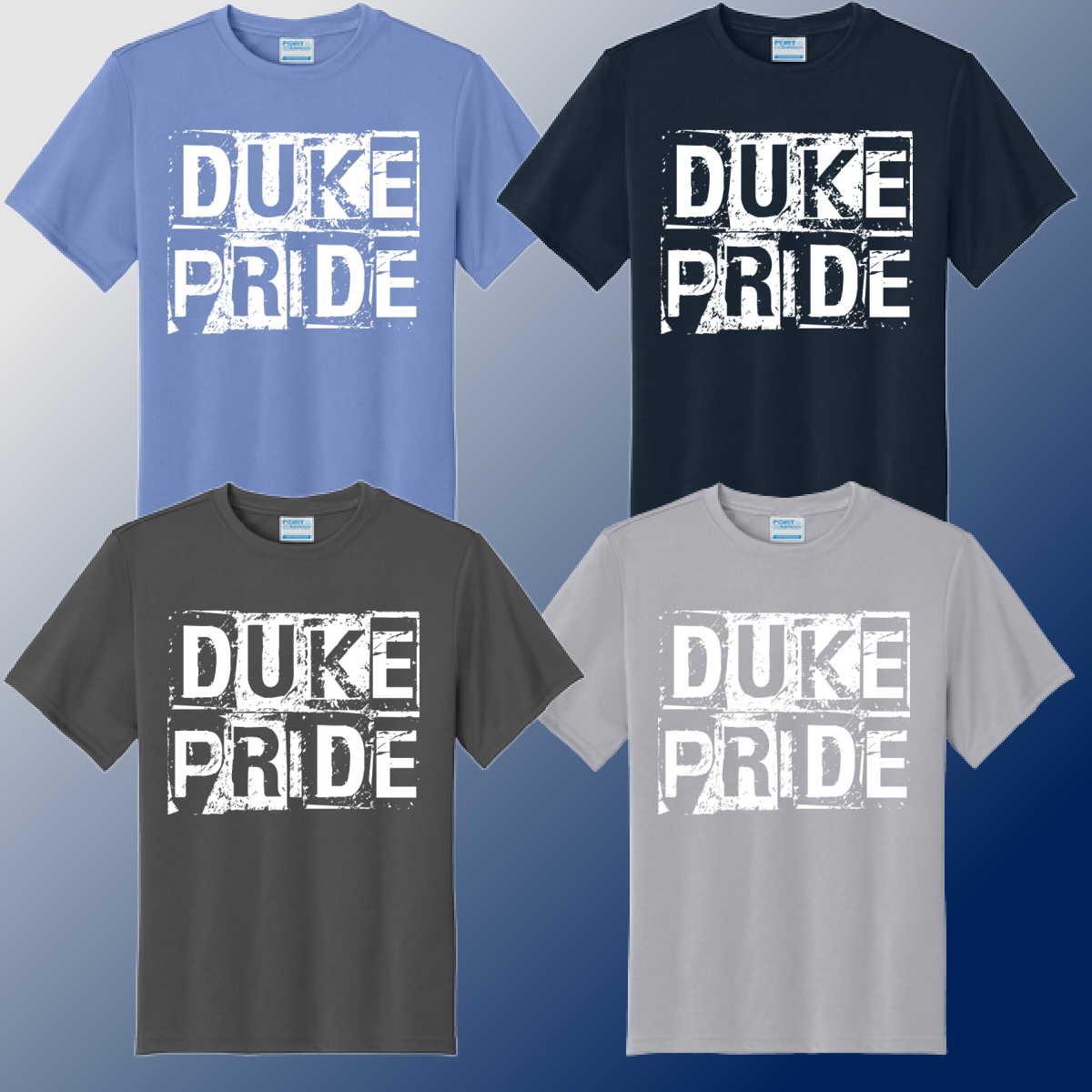 Dukes - Distressed Block Dri Fit Tee (Youth & Adult)
