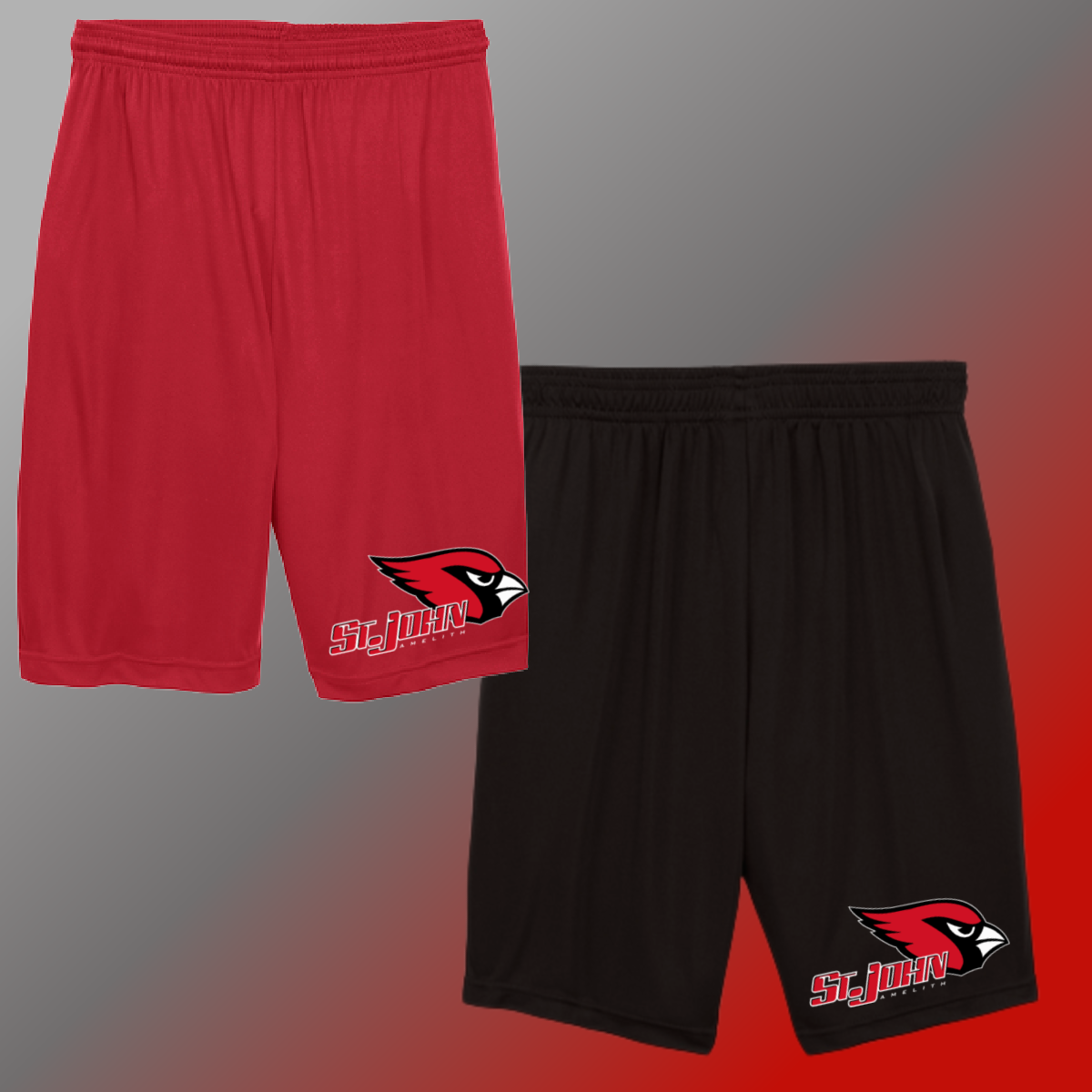 St. John Cardinals - Basic Athletic Shorts