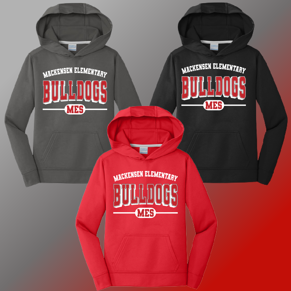 Mackensen Bulldogs - Varsity Mascot Performance Hoodie - MADE TO ORDER/TWO WEEKS