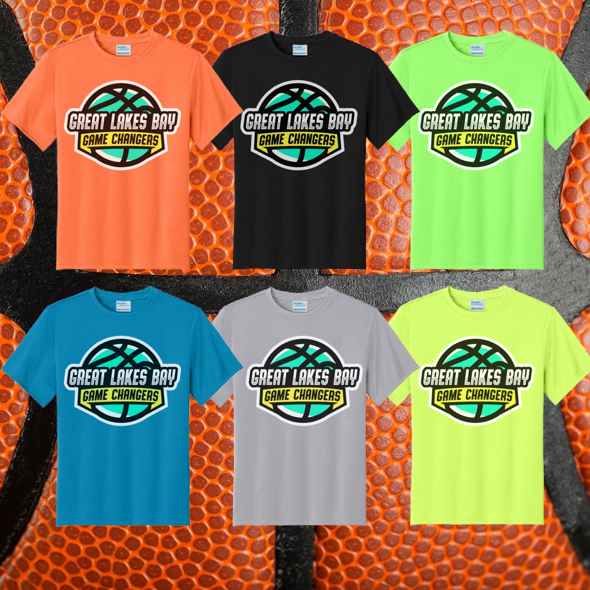 Great Lakes Bay Game Changers Basketball/Baseball - Basic Performance Tee
