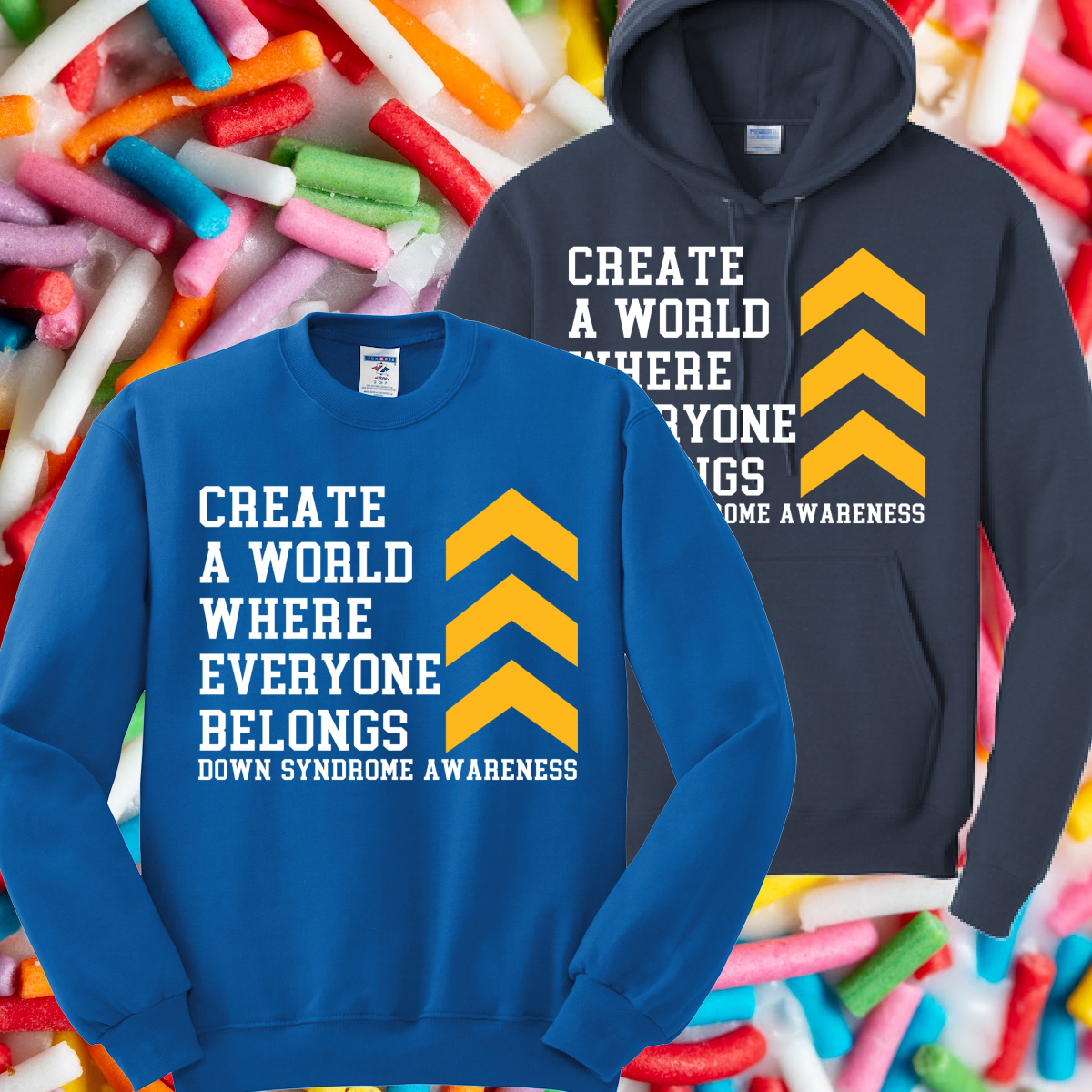 Create A World Where Everyone Belongs Sweatshirt (Youth & Adult)