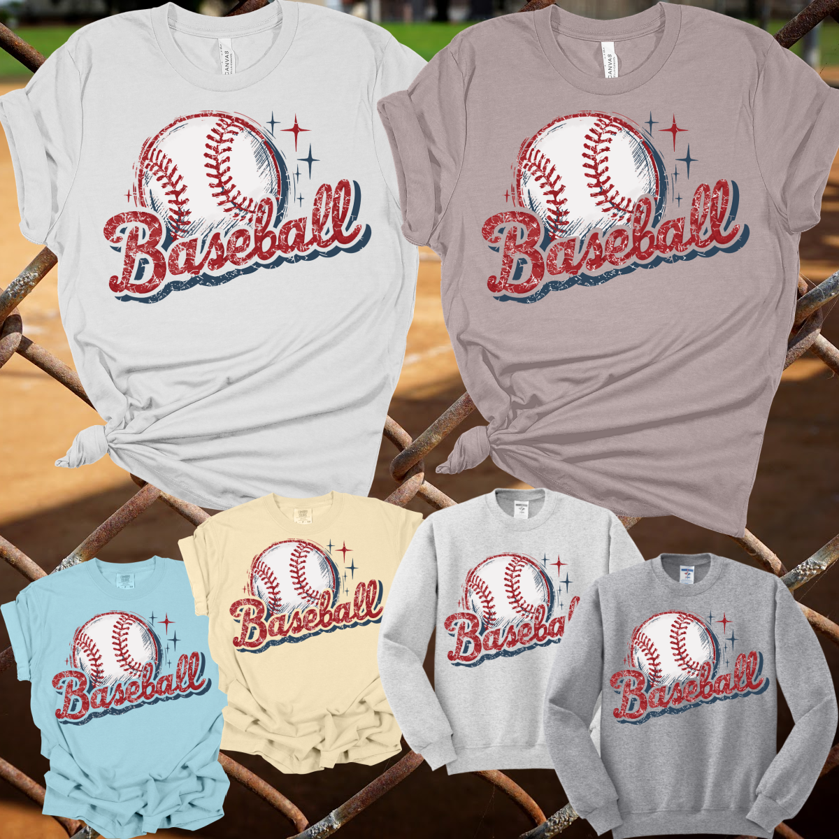 Pinconning Baseball - Distressed Baseball