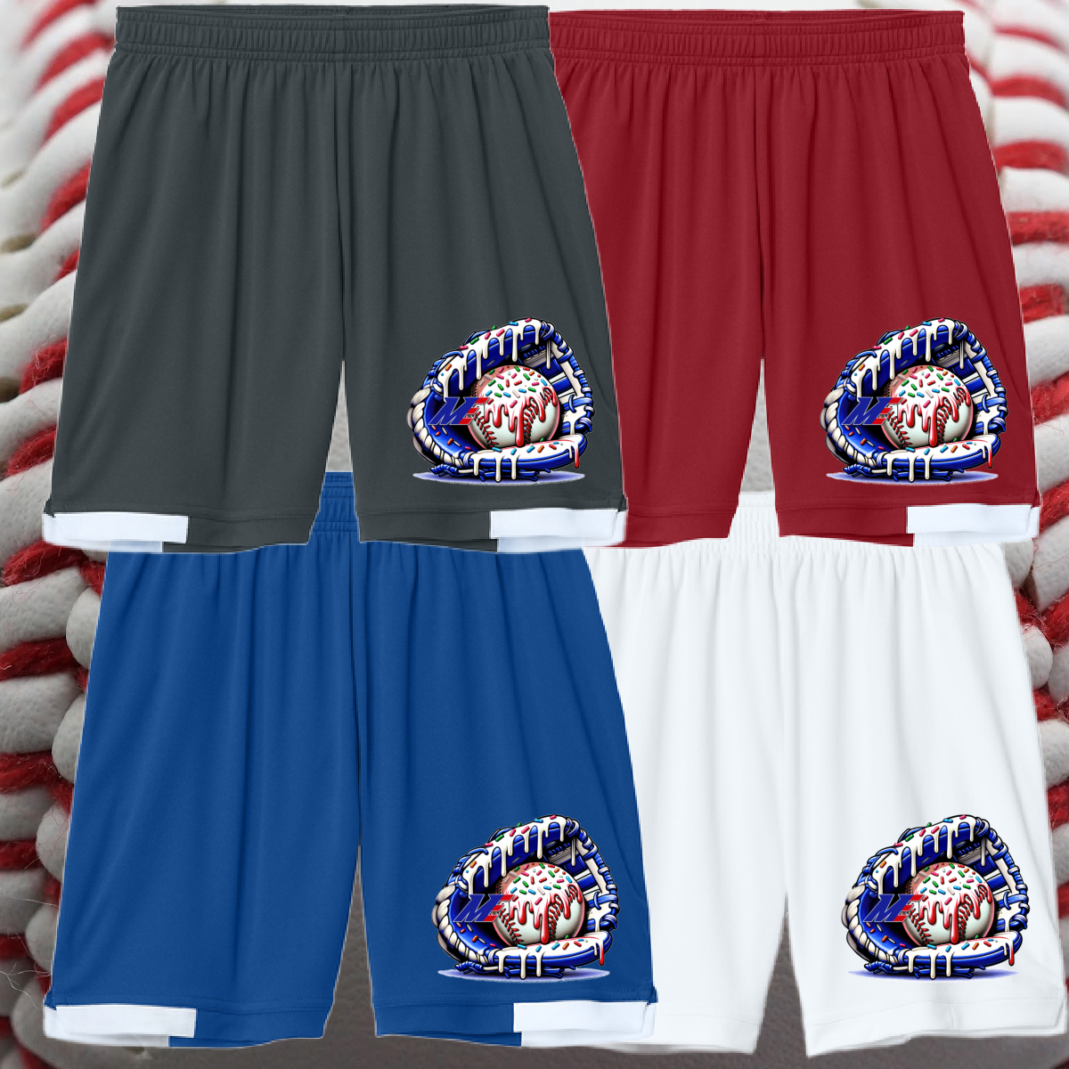 Midland Explorers - Ice Cream Drip Glove Performance Shorts